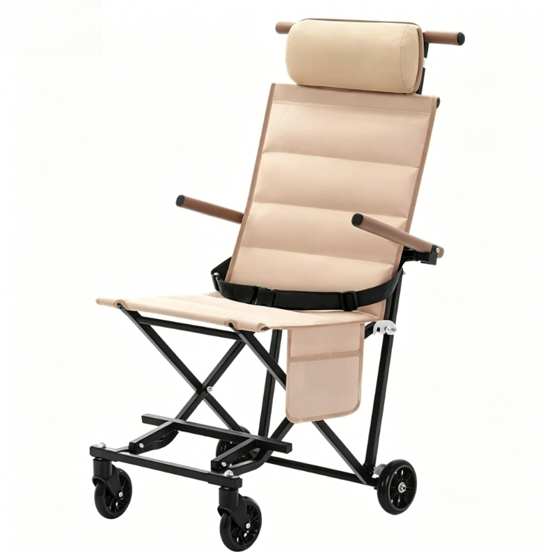 Kids Outdoor Loungers - Tragbarer, faltbarer, multifunktionaler, verstellbarer Kinder-Trolley-Stuhl, hochbelastbar,