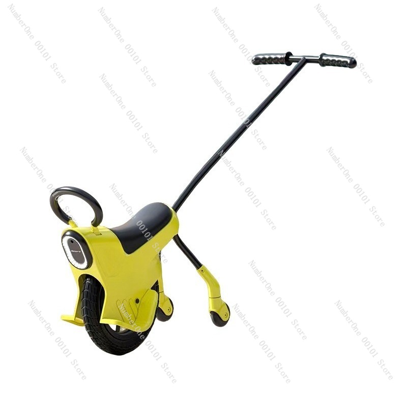 Kids Outdoor Car - Outdoor-Familien-Camping-Kinder-Dreirad, leichter Eltern-Kind-Kinderwagen, Aufsitz-Spielzeugauto mit Beleuchtung,
