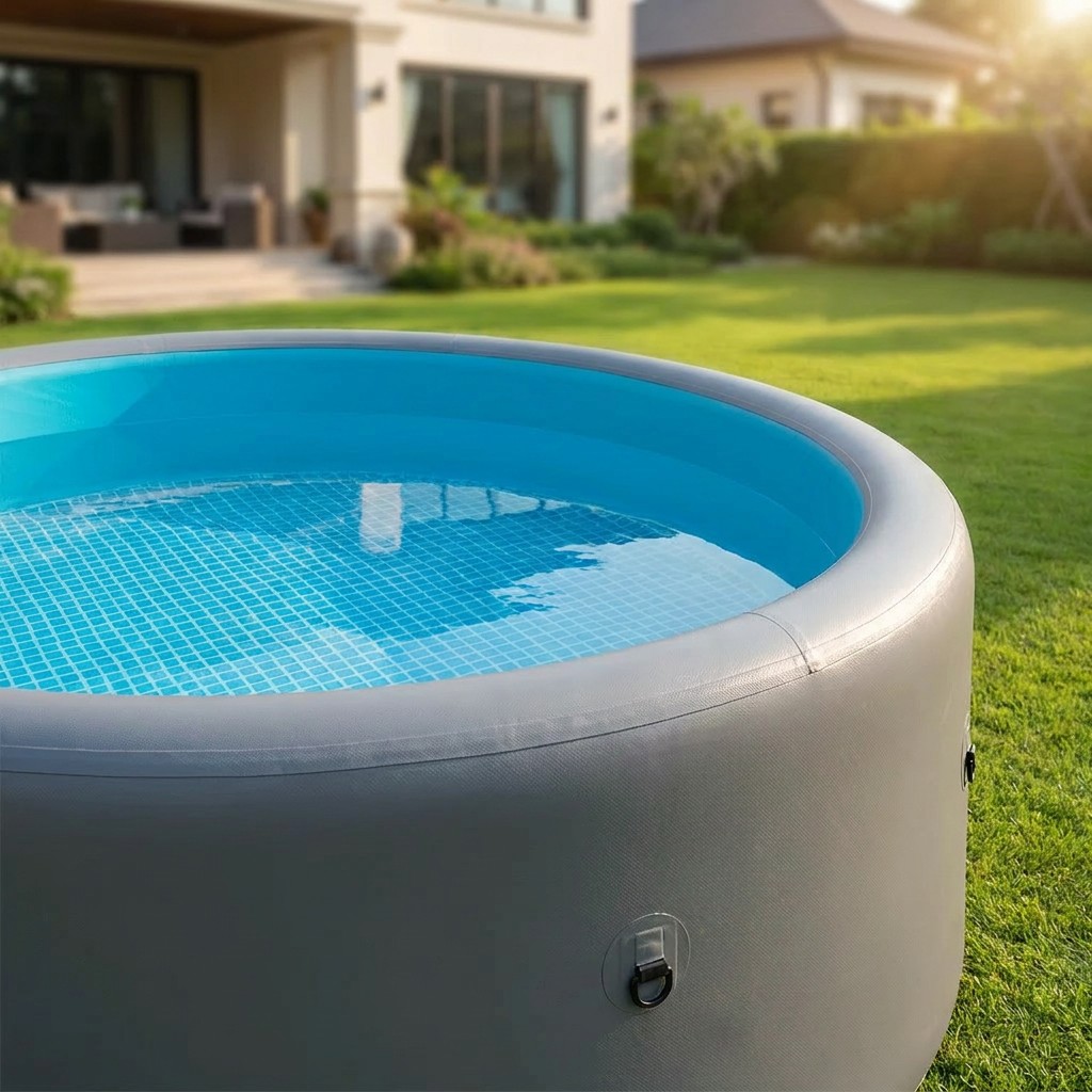 Kids Outdoor Loungers - Maßgefertigter Runder Großer Tiefer Tragbarer PVC