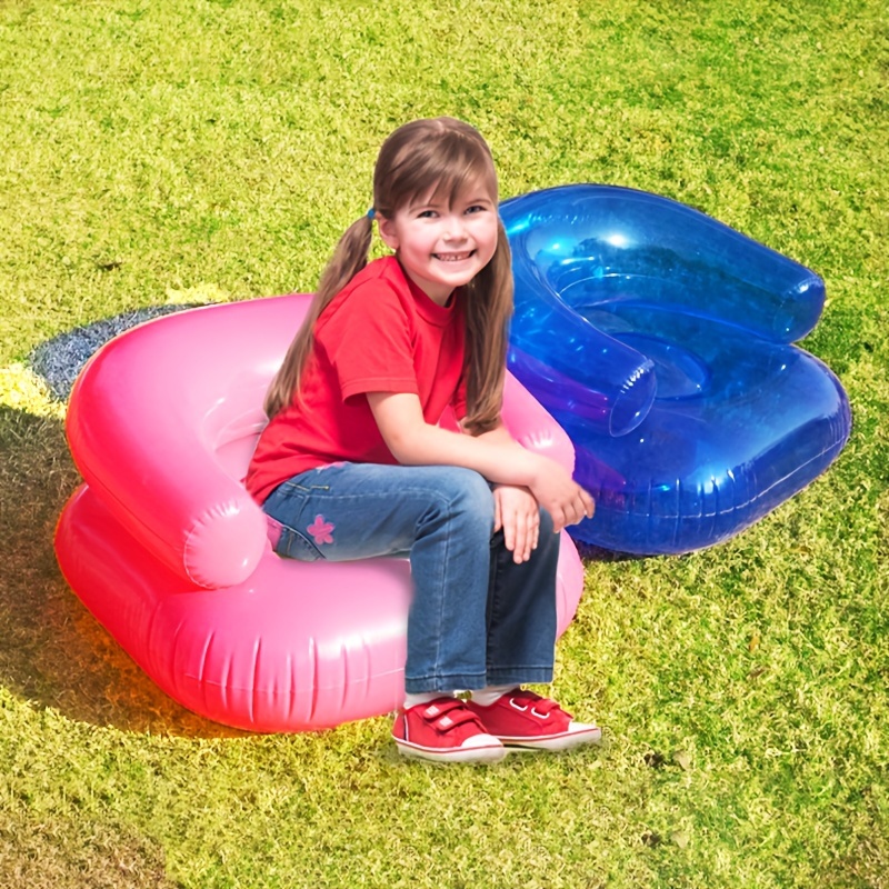Kids Outdoor Lounger Chair - Aufblasbare Liegen, Luftsofa, Couch, aufblasbarer Aufblasstuhl,