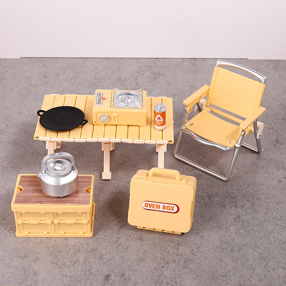 Kids Outdoor Table And Chair Set - Mini-Klappstuhl- und Tischset – Simulation einer