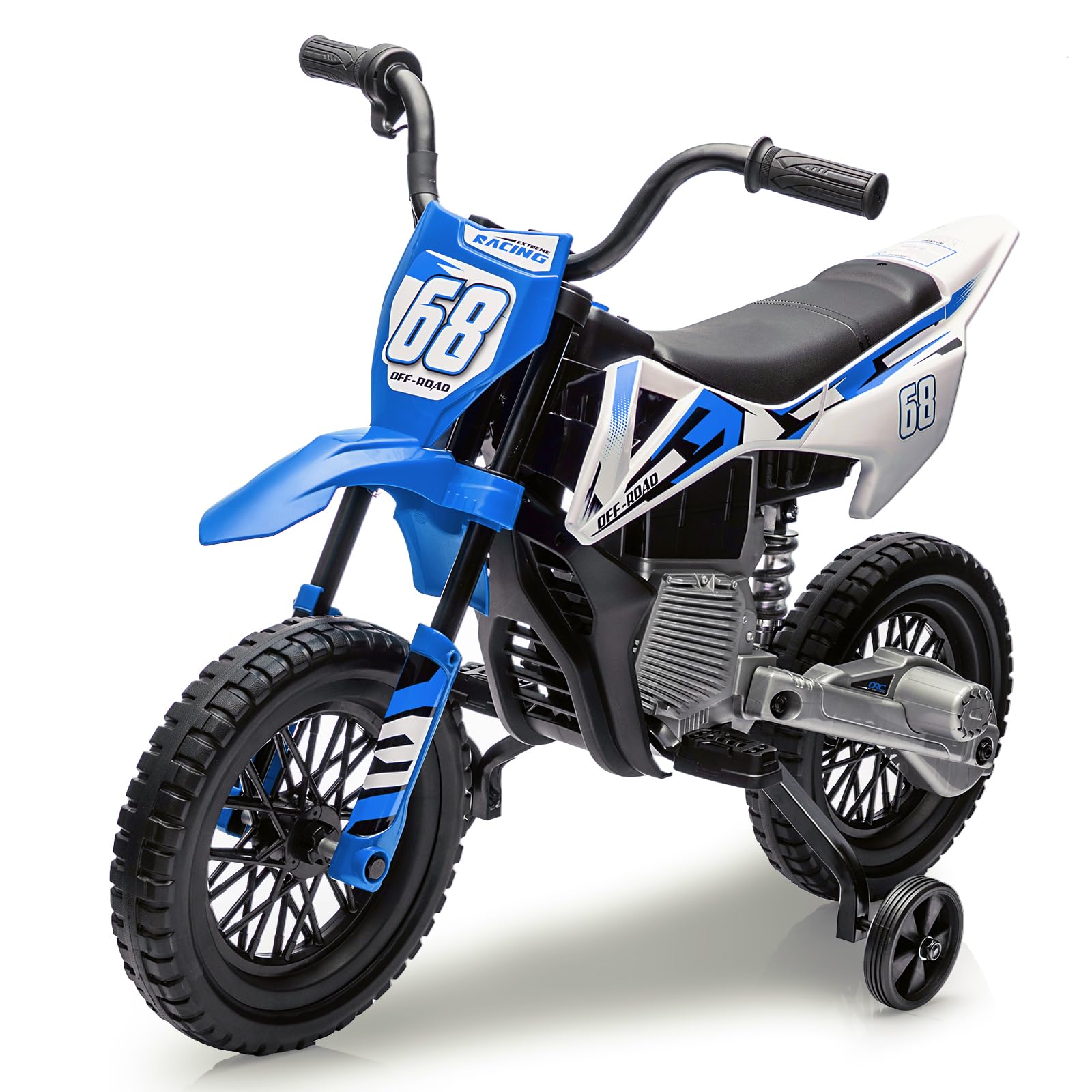 Kids Outdoor Dirt Toys - 12V Kinder Elektro-Dirtbike - Aufsitz-Motorrad-Spielzeug mit