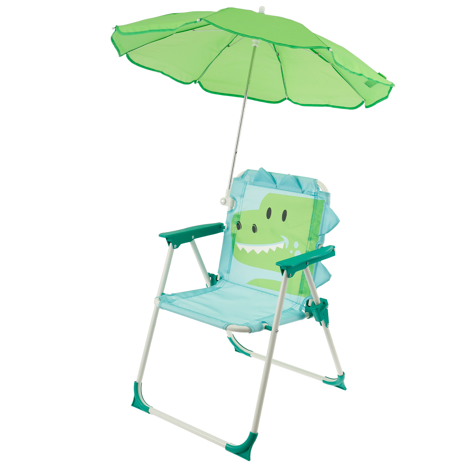 Kids Outdoor Lounger Chair - Kinder Klappbarer Strandstuhl mit Sonnenschirm Outdoor