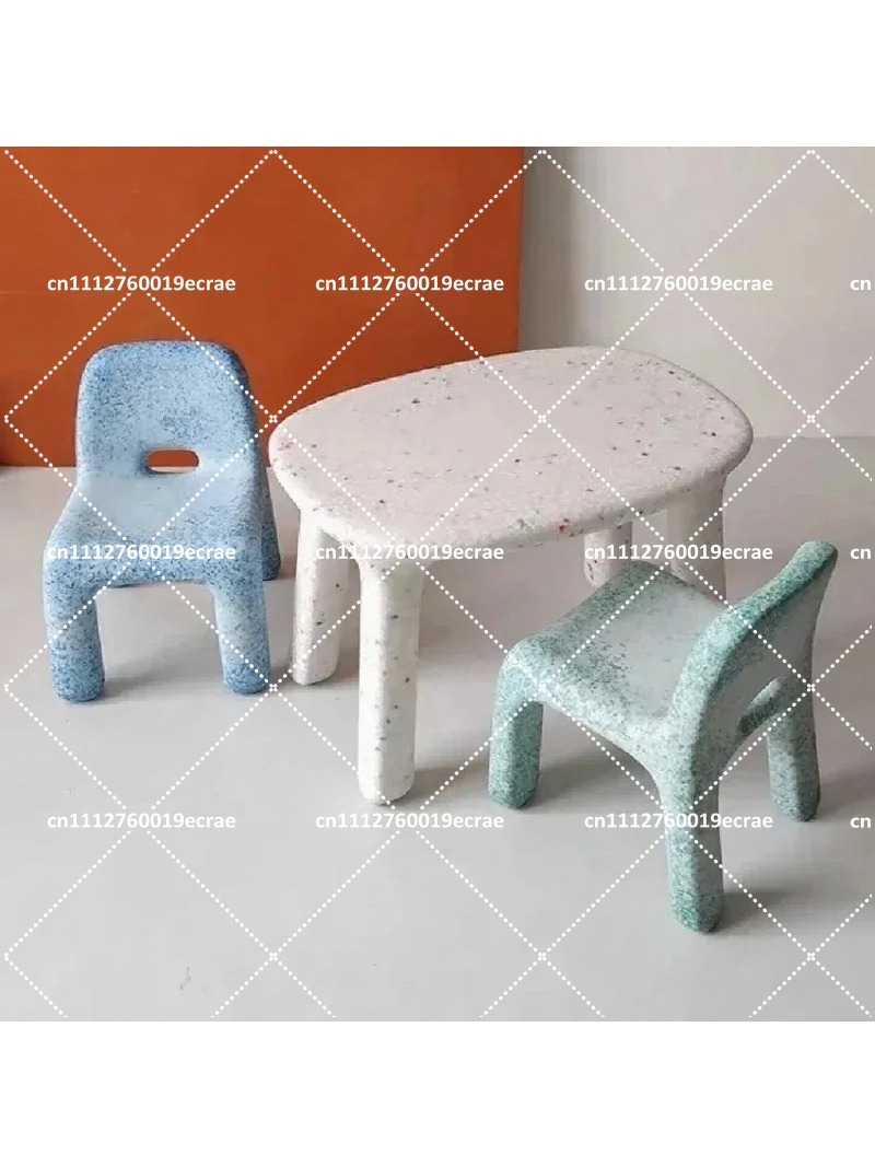 Kids Outdoor Table And Chair Set - Kinder-Plastiktisch- und Stuhl-Set, Kreativer Schreibtisch, Schulmöbel
