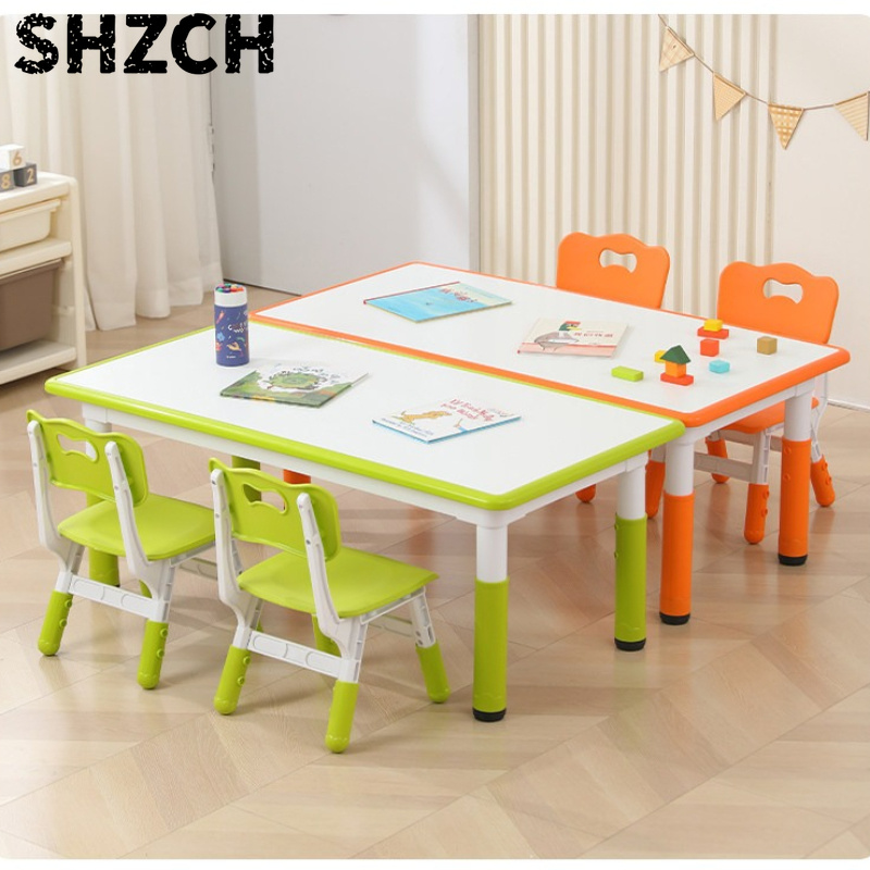 Kids Outdoor Table And Chair Set - Kindertagesstätten-Möbelsets Kinderbetreuungszentrum-Möbel Plastiktische Kinder Tisch- und