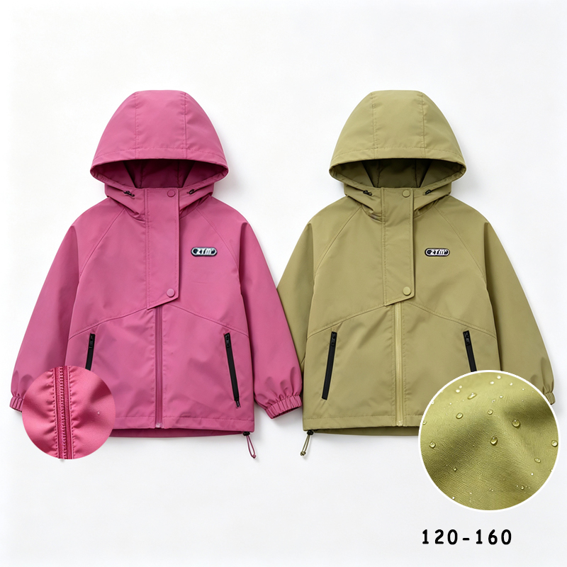 Kids Outdoor Climbing Structure - Unisex Wanderjacke Wasserdicht Herbst Kinder Windbreaker