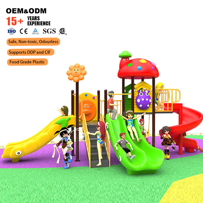 Kids Outdoor Swing Set With Slide - Multifunktionale Outdoor-Spielgeräte für Kinder, Rutschen und