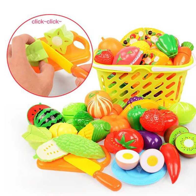 Kids Outdoor Mud Kitchen Accessories - Kinderspielzeug, Set zum Schneiden von Obst