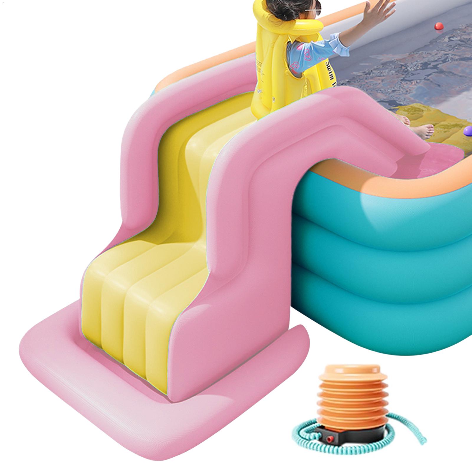 Kids Outdoor Climbing Structure - Aufblasbare Wasserrutsche, kompakte aufblasbare Kletterwand, Wasserrutschenpark,