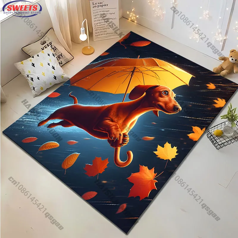Kids Outdoor Umbrella - Süßes Weihnachtsgeschenk, lustiger Hund, Regenschirm-Thema, bedruckter