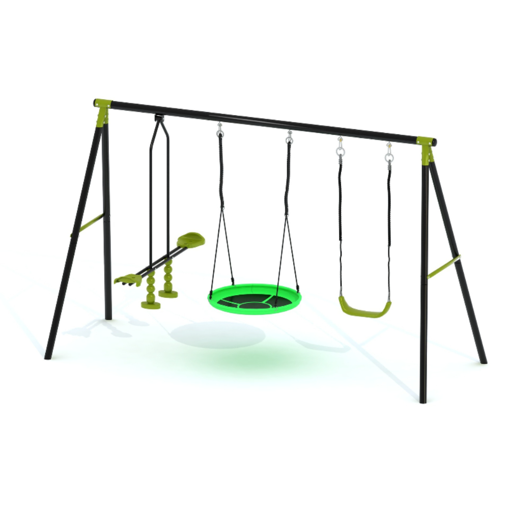 3-in-1 Kinder-Schaukel-Rutsche – Kids Outdoor Swing Set With Slide Bewertung und Preis