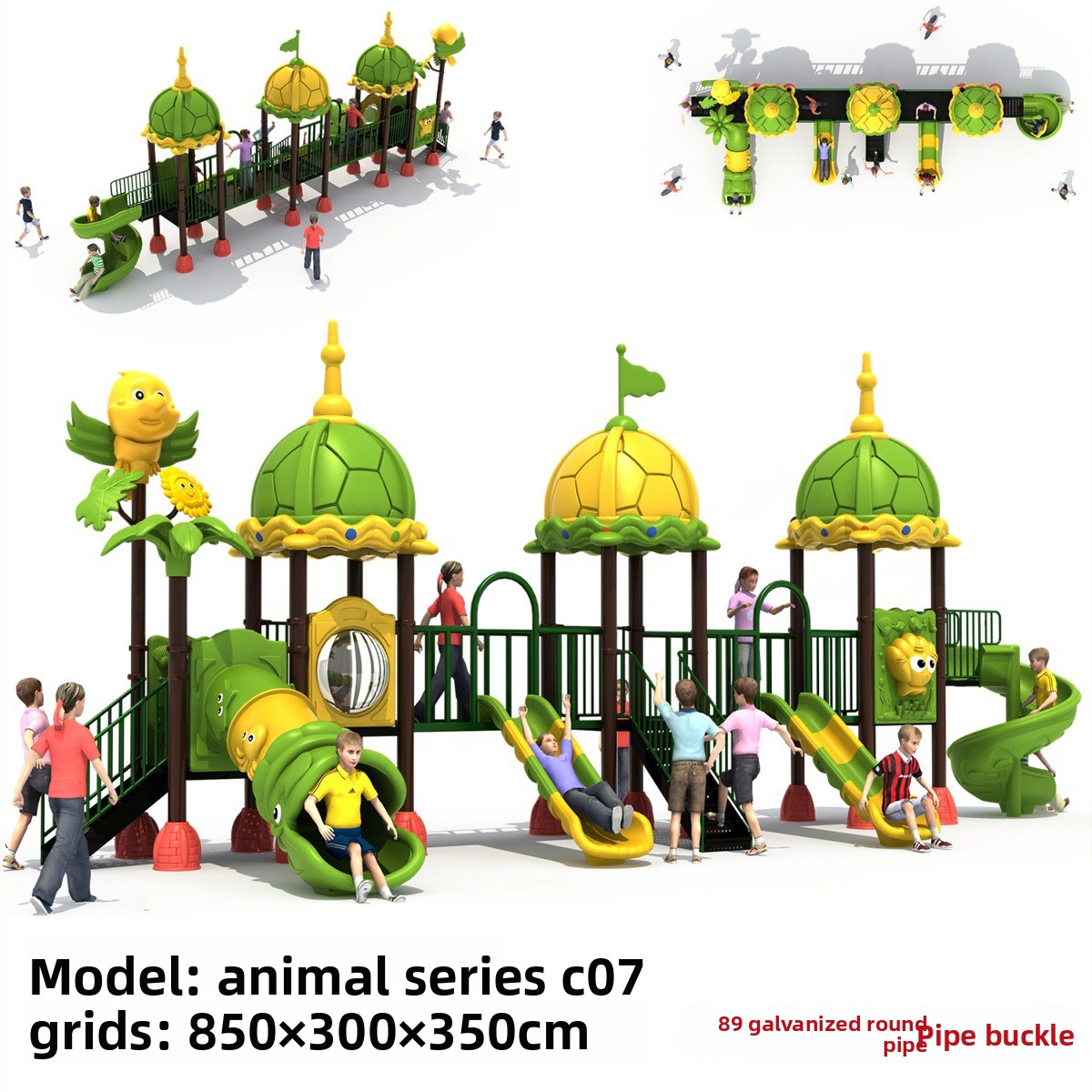 Fabrik Kommerzielle Kleine Kle – Kids Outdoor Swing Set With Slide Bewertung und Preis