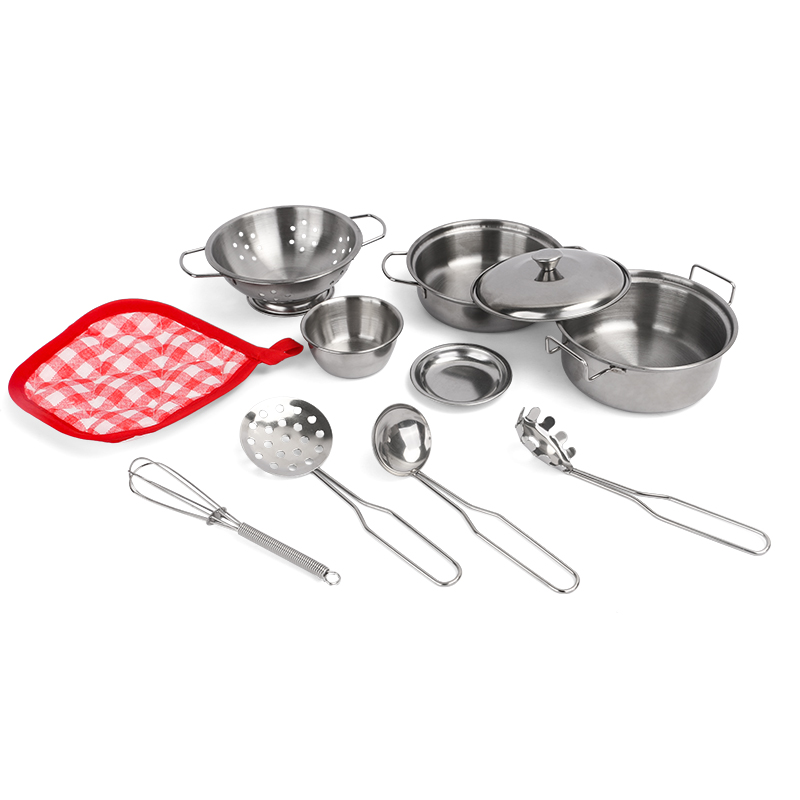 Edelstahl-Kinderküchen-Spielse – Kids Outdoor Mud Kitchen Accessories Bewertung und Preis