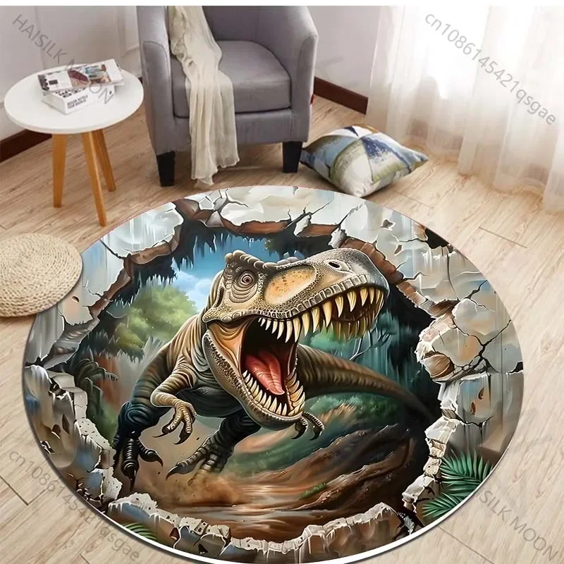 HD 3D-Dinosaurier-Druck, runde – Kids Outdoor Mat Waterproof Bewertung und Preis