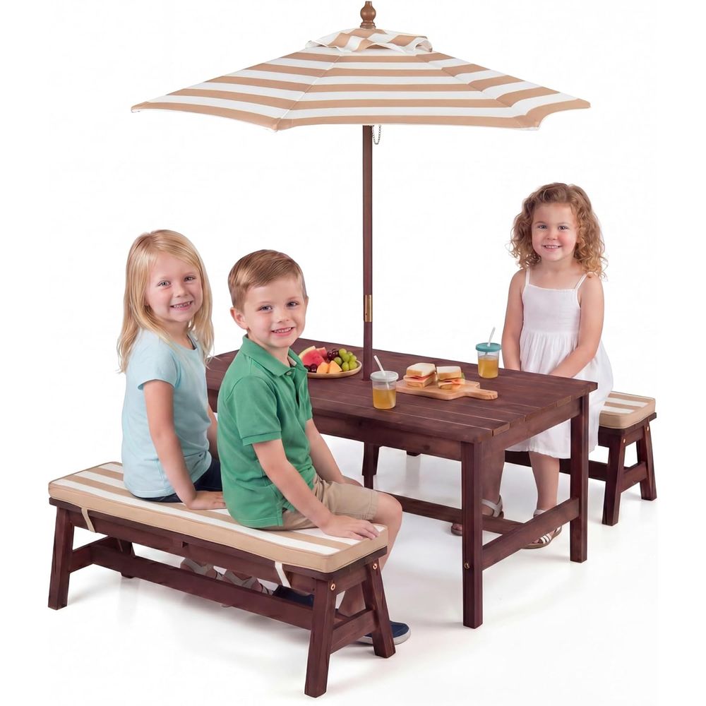 Kinder-Picknicktisch, große 42 – Kids Outdoor Umbrella Bewertung und Preis
