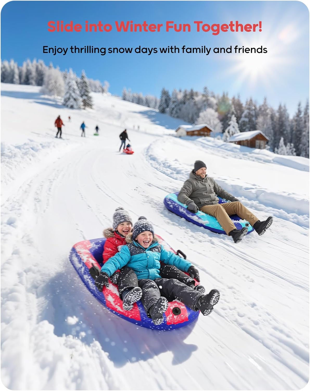 QPAU Aufblasbarer PVC-Schneesc – Outdoor Toys For Kids Bewertung und Preis