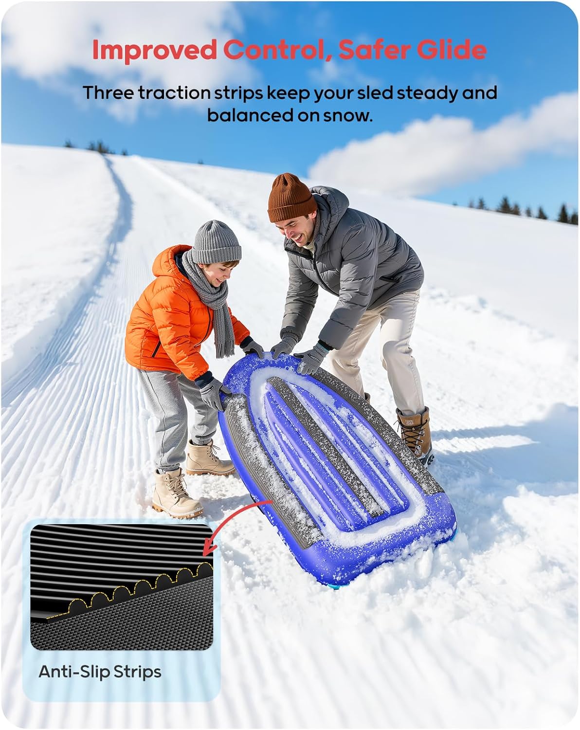 QPAU Aufblasbarer PVC-Schneesc – Outdoor Toys For Kids Bewertung und Preis
