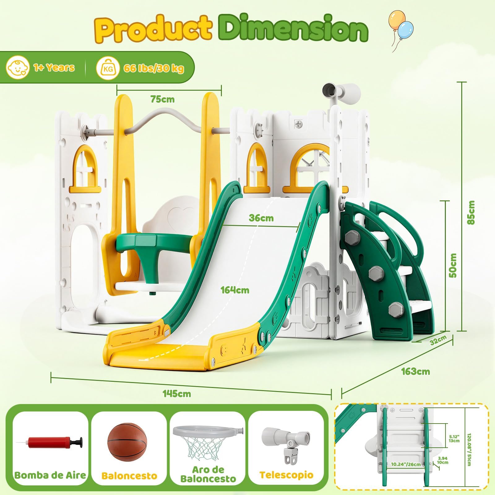 7-in-1 Kleinkind-Rutsche und S – Kids Outdoor Climber Bewertung und Preis