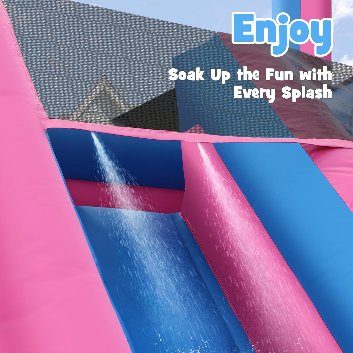 8m Robuste Aufblasbare Wasserr – Kids Outdoor Water Park Bewertung und Preis