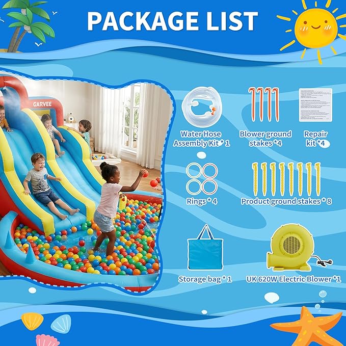 Ganzjähriger 8-in-1 aufblasbar – Kids Outdoor Water Park Bewertung und Preis