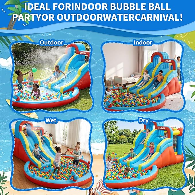 Ganzjähriger 8-in-1 aufblasbar – Kids Outdoor Water Park Bewertung und Preis
