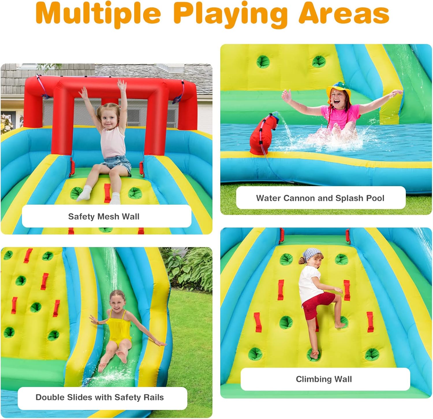 Riesige aufblasbare Wasserruts – Kids Outdoor Water Park Bewertung und Preis