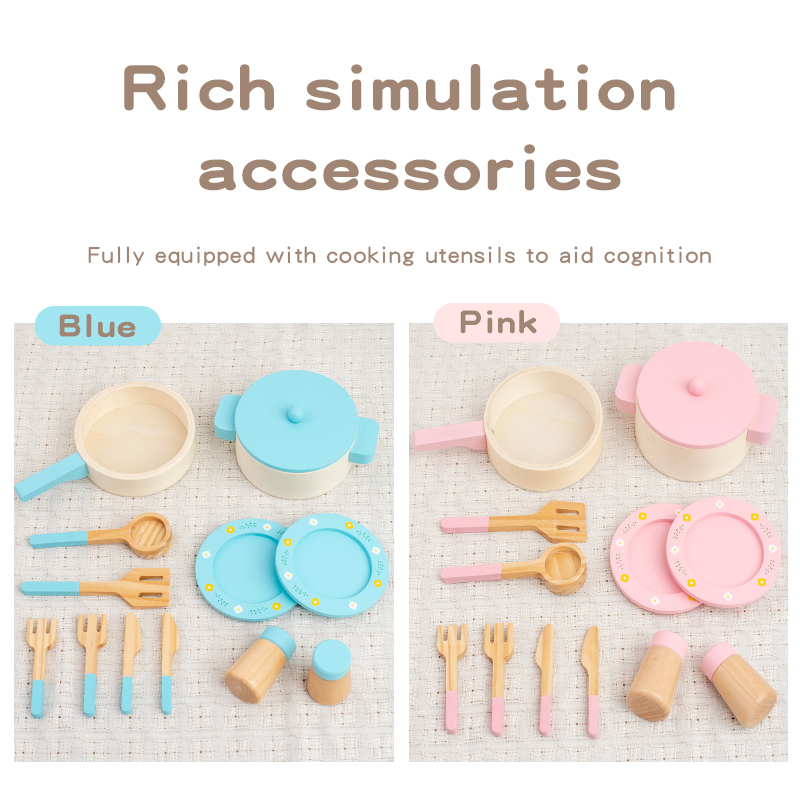 Holzküchen-Spielset für Kinder – Kids Outdoor Mud Kitchen Accessories Bewertung und Preis