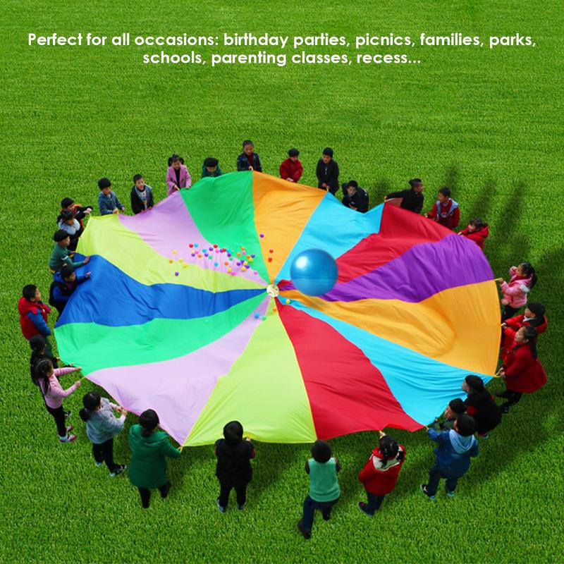 Regenbogen-Fallschirm für Kind – Kids Outdoor Umbrella Bewertung und Preis