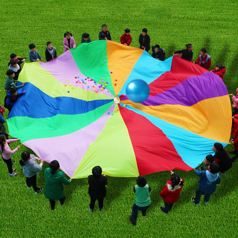 Regenbogen-Fallschirm für Kind – Kids Outdoor Umbrella Bewertung und Preis