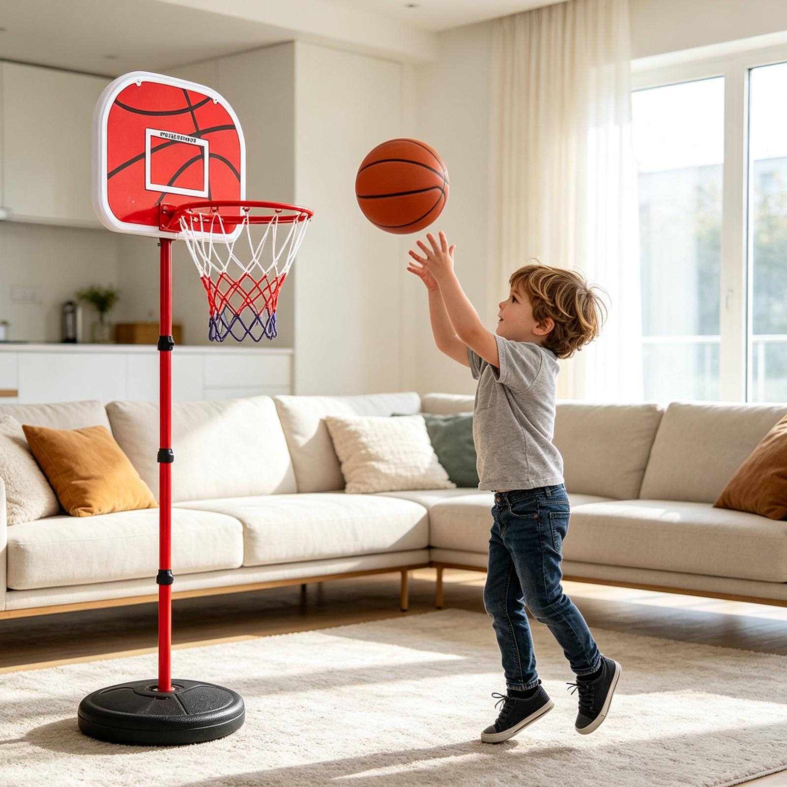 Basketballkorb und -ständer fü – Outdoor Toys For Kids Bewertung und Preis