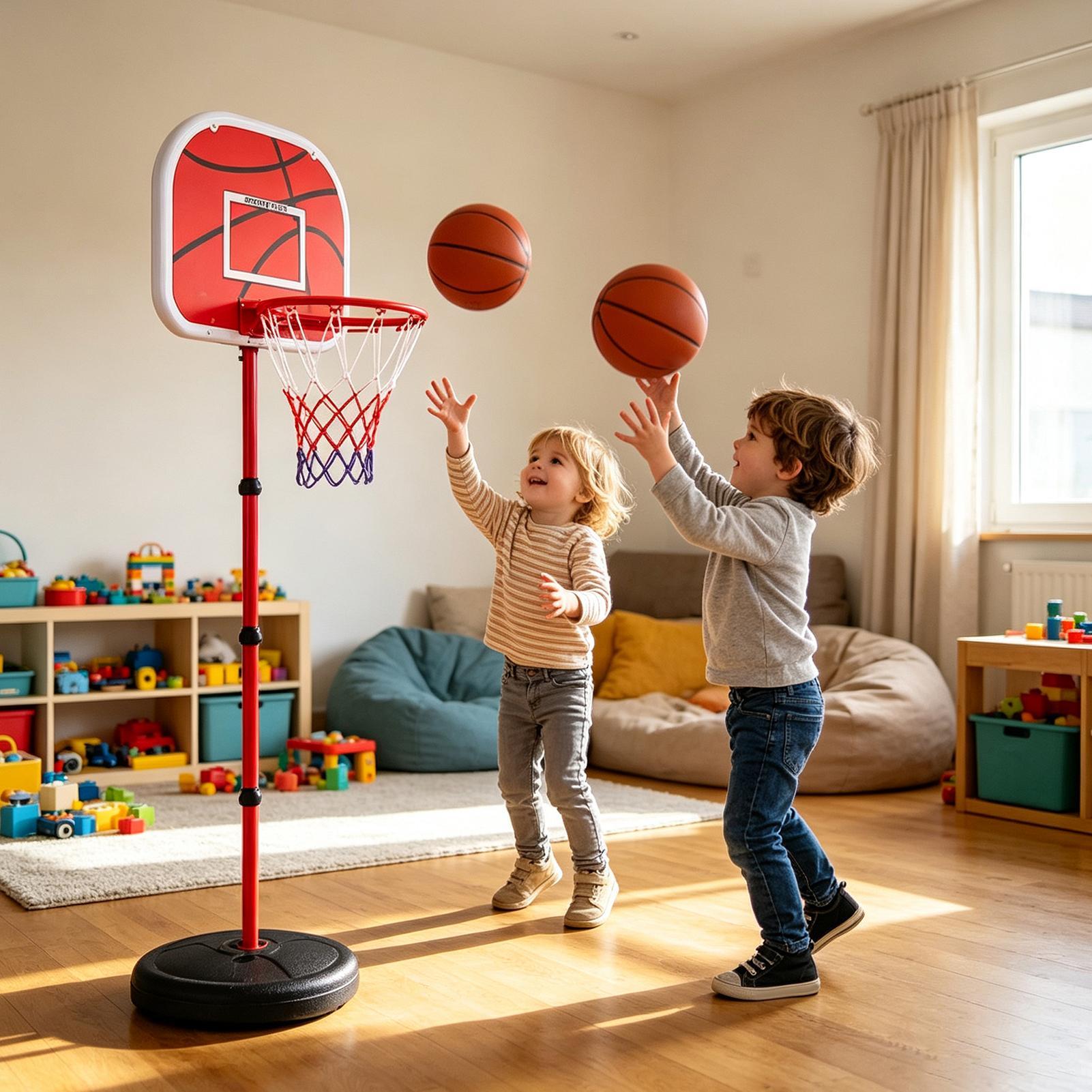 Basketballkorb und -ständer fü – Outdoor Toys For Kids Bewertung und Preis