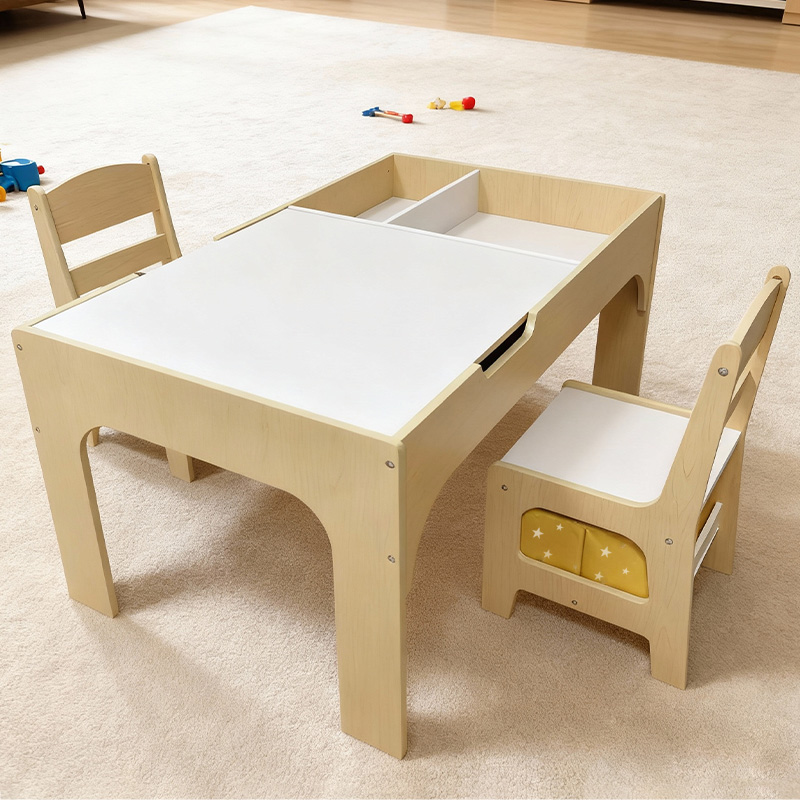 Modernes Holz-Kinder-Tisch-und – Kids Outdoor Table And Chair Set Bewertung und Preis