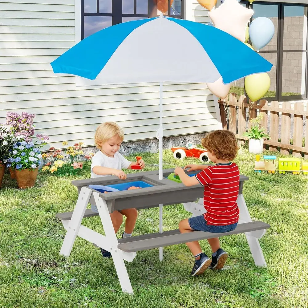 Konvertierbarer 3-in-1 Holz-Pi – Kids Outdoor Umbrella Bewertung und Preis