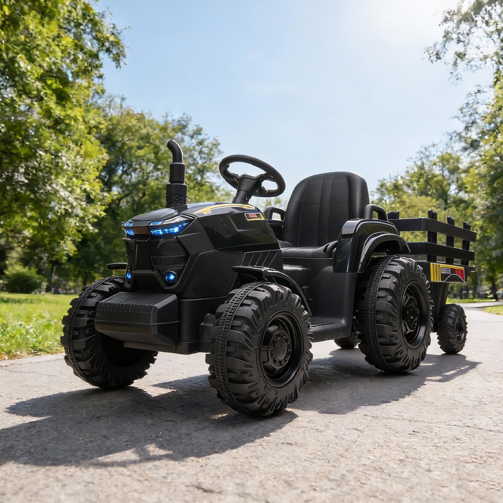 12V Kinder-Traktor mit Anhänge – Kids Outdoor Music Bewertung und Preis