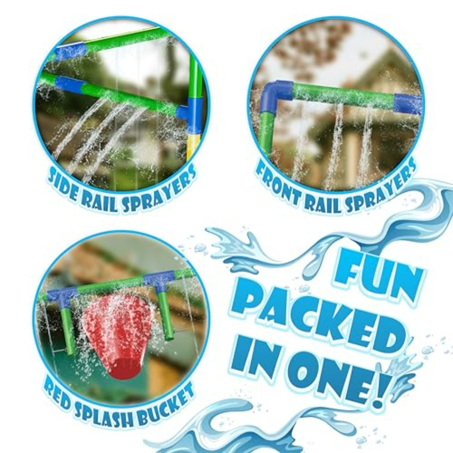 Outdoor-Wasserpark-Sprinkler-T – Kids Outdoor Water Park Bewertung und Preis