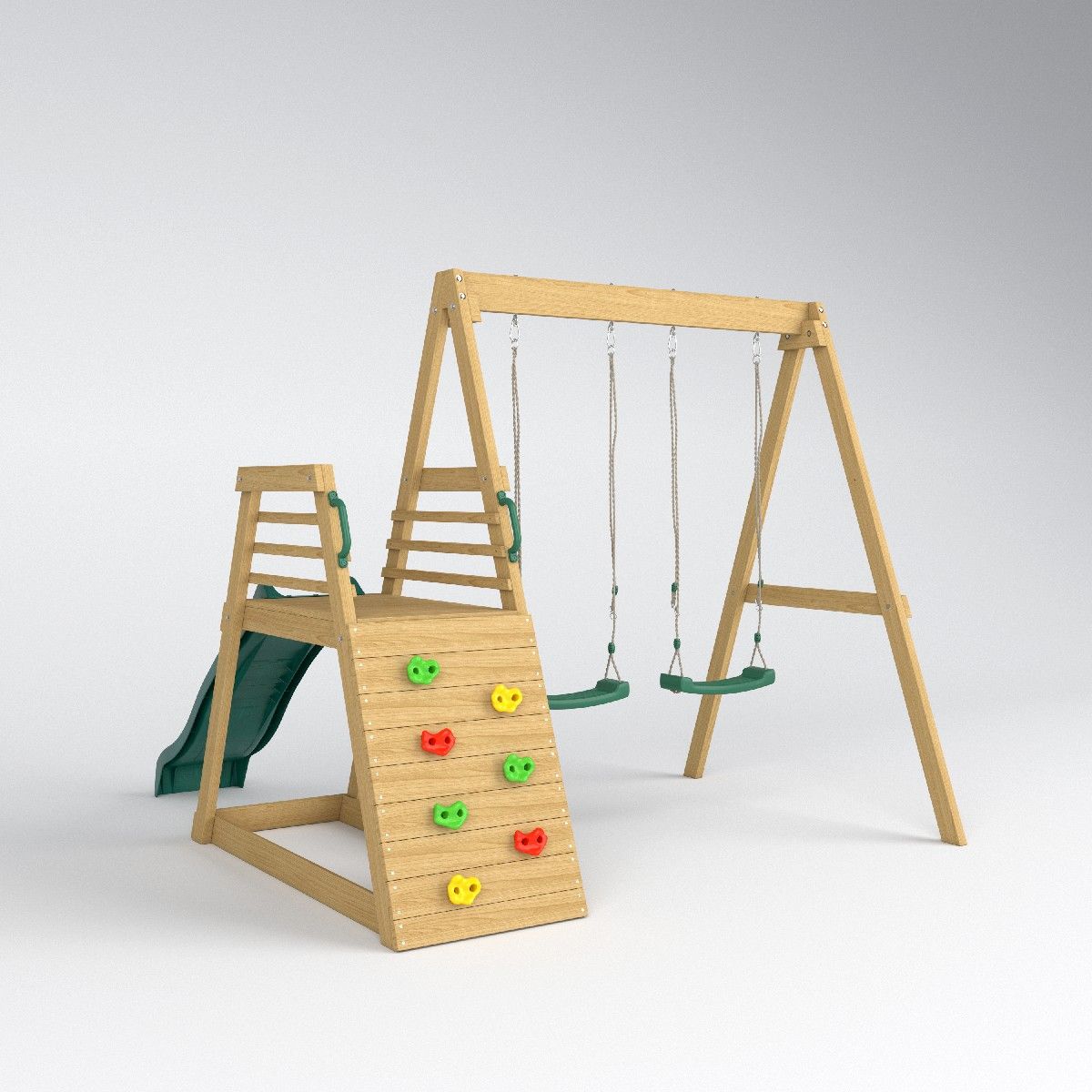 2026 Dschungelspielplatz Rutsc – Kids Outdoor Swing Set With Slide Bewertung und Preis