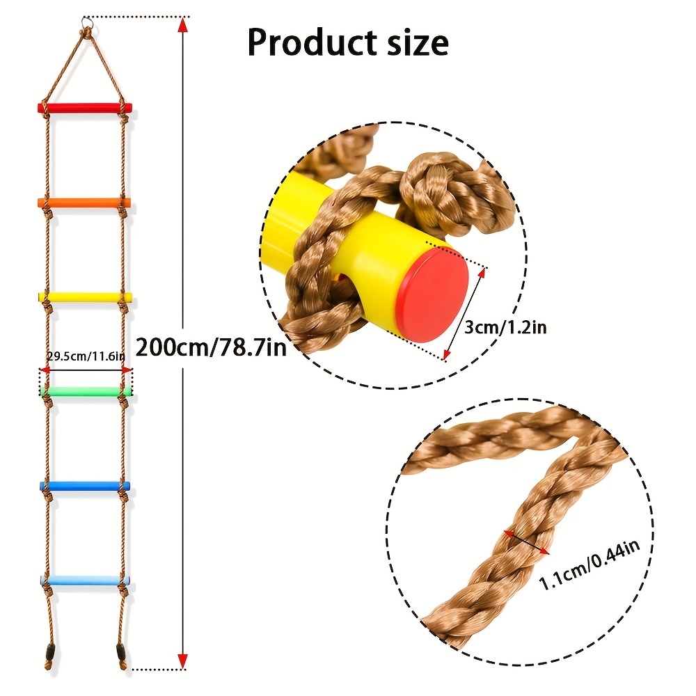 1 Stück Bunte Kinder-Kletterle – Kids Outdoor Climbing Structure Bewertung und Preis