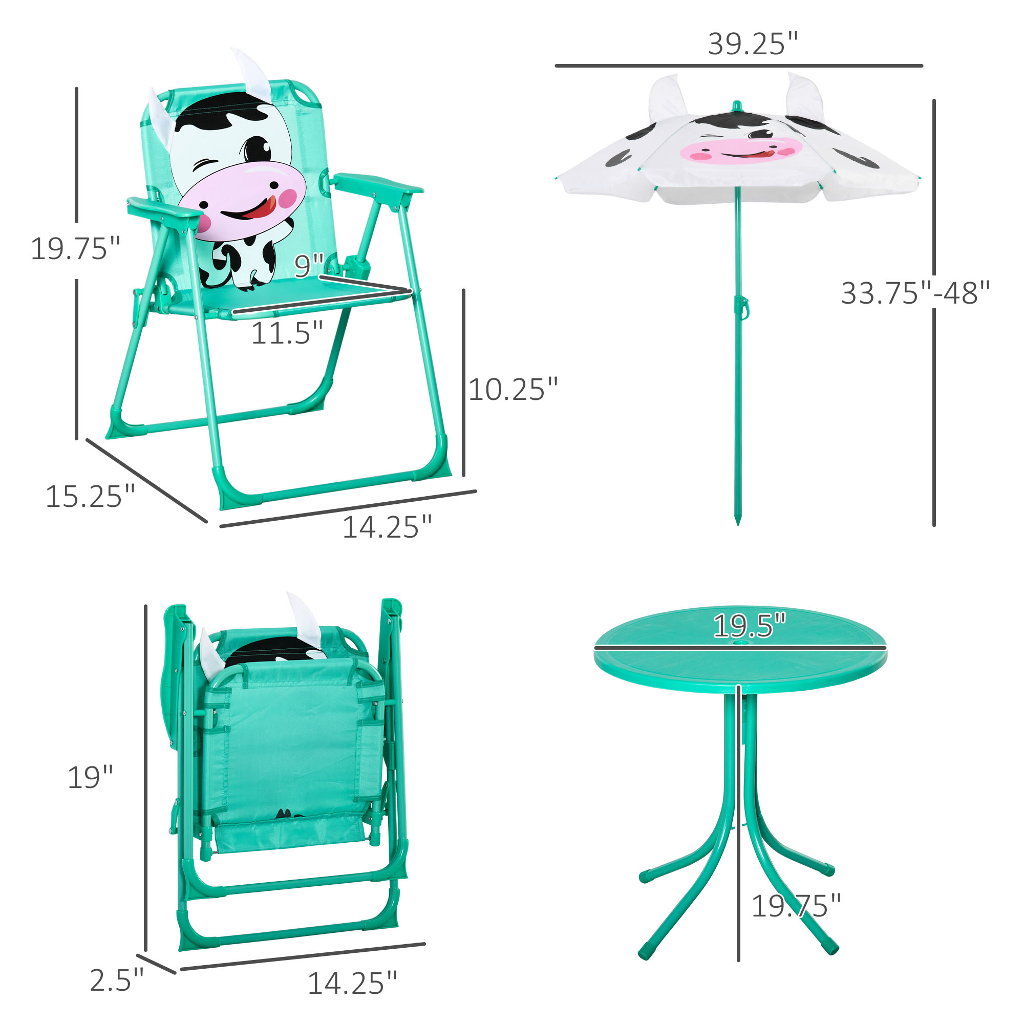 Kinder Tisch- und Stuhl-Set, K – Kids Outdoor Table And Chair Set Bewertung und Preis
