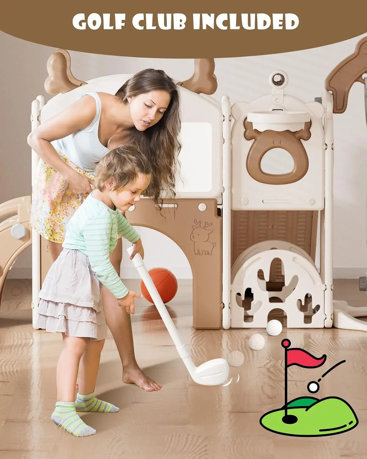 13-in-1 Rutsch- und Schaukelse – Kids Outdoor Swing Set With Slide Bewertung und Preis
