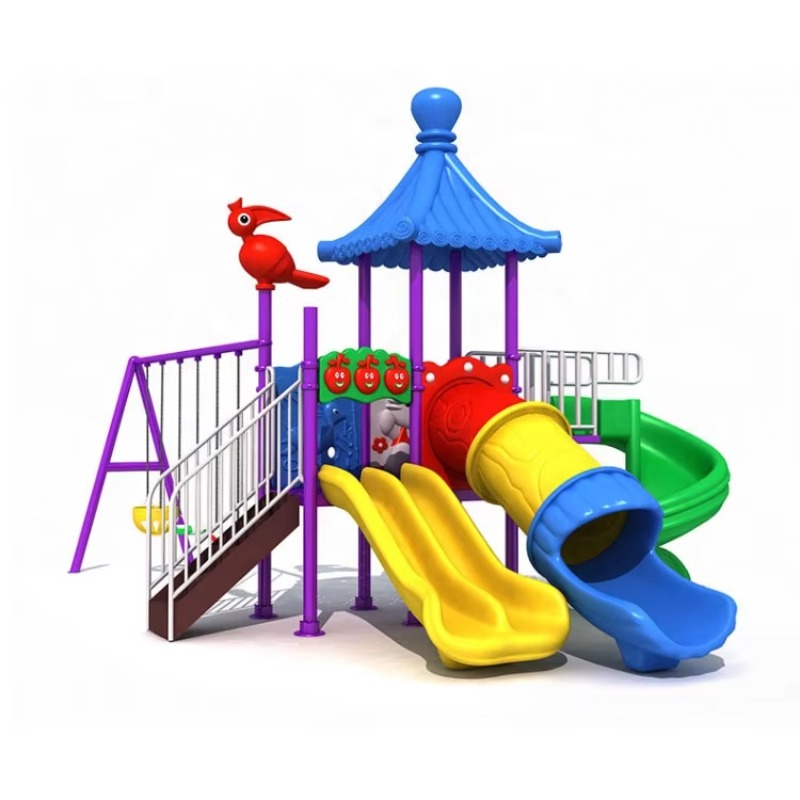 Großhandel Niedriger Preis Out – Kids Outdoor Swing Set With Slide Bewertung und Preis