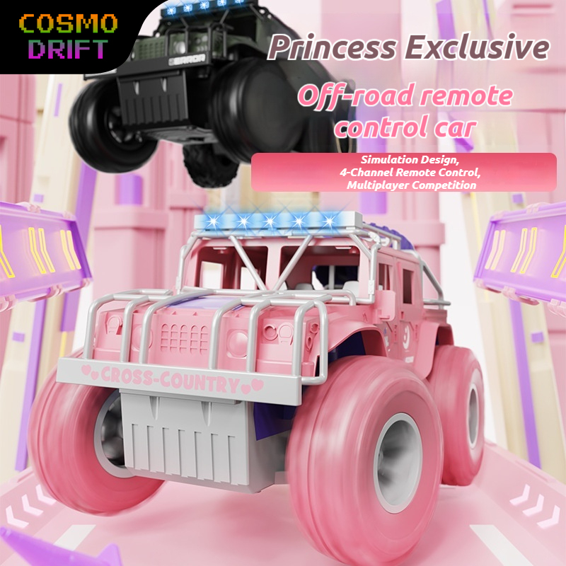 Übergroßes Rosa RC Offroad-Aut – Kids Outdoor Dirt Toys Bewertung und Preis