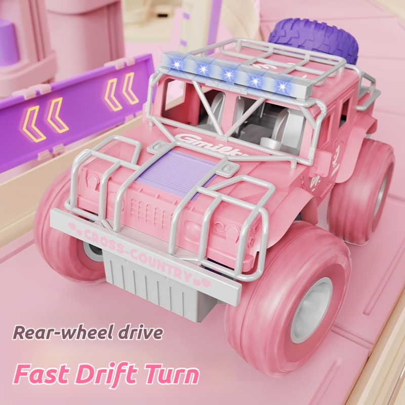Übergroßes Rosa RC Offroad-Aut – Kids Outdoor Dirt Toys Bewertung und Preis