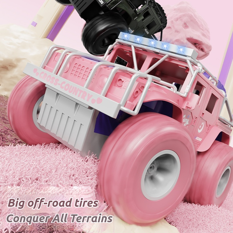 Übergroßes Rosa RC Offroad-Aut – Kids Outdoor Dirt Toys Bewertung und Preis