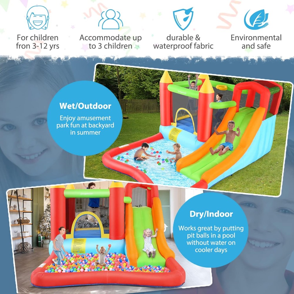 Multifunktionales Aufblasbares – Kids Outdoor Water Park Bewertung und Preis