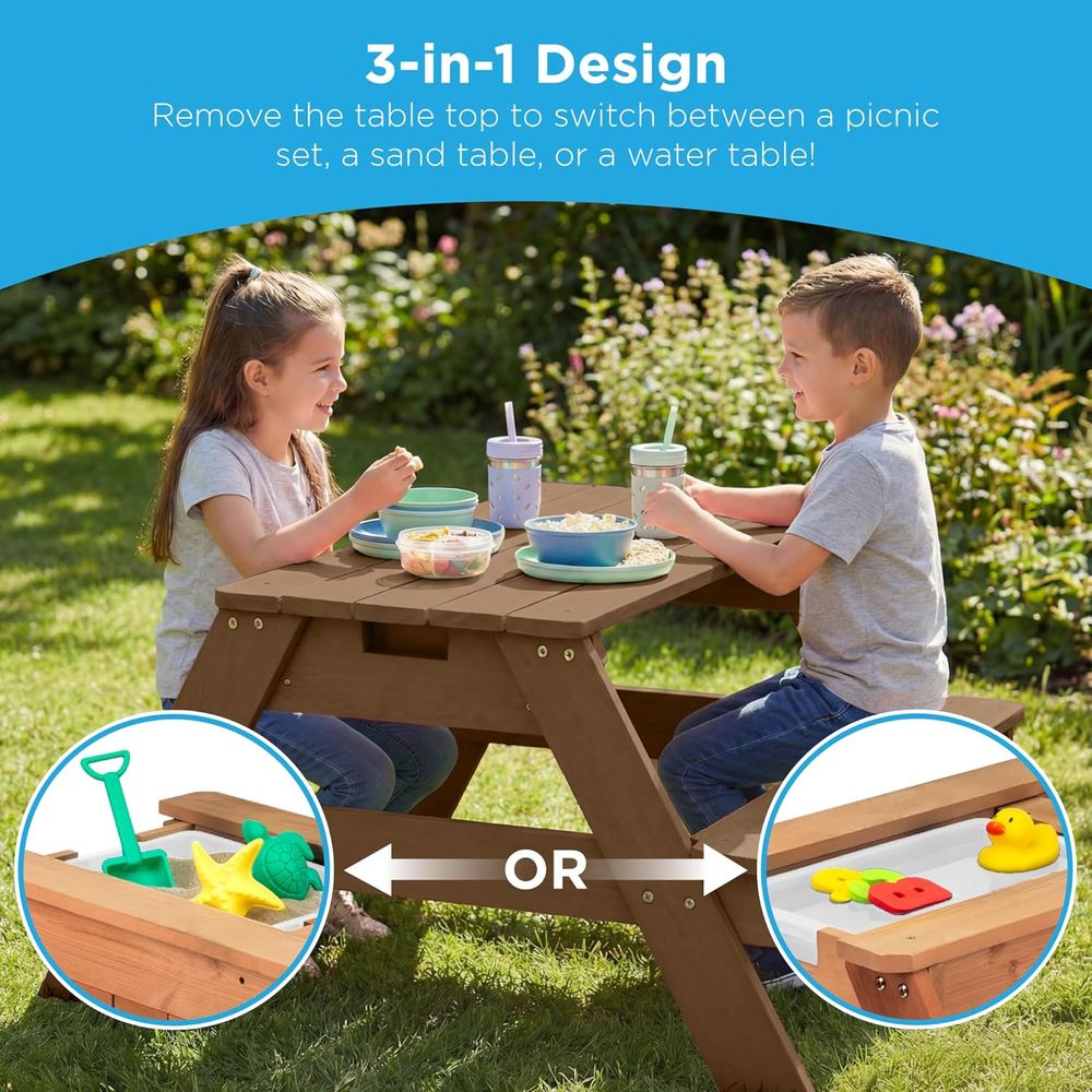 Kinder-Picknicktisch mit Sonne – Kids Outdoor Umbrella Bewertung und Preis