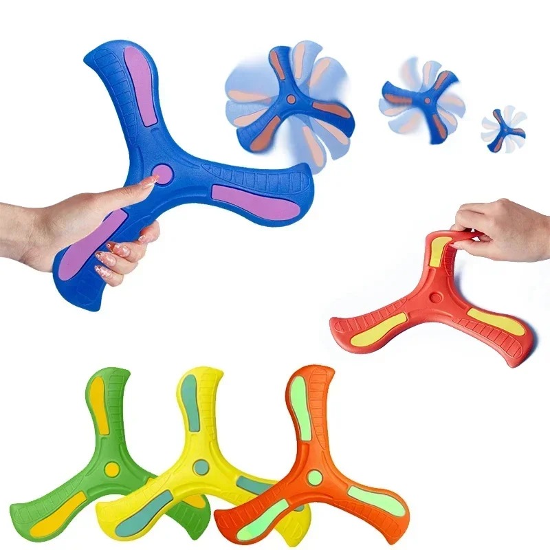 Kinder Bumerang Weiche Drei-bl – Outdoor Toys For Kids Bewertung und Preis