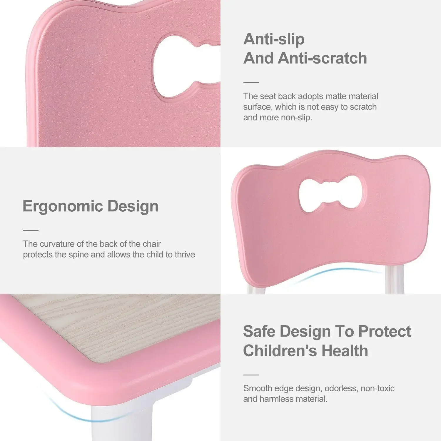 Kindertisch und 4-Stühle-Set,  – Kids Outdoor Table And Chair Set Bewertung und Preis