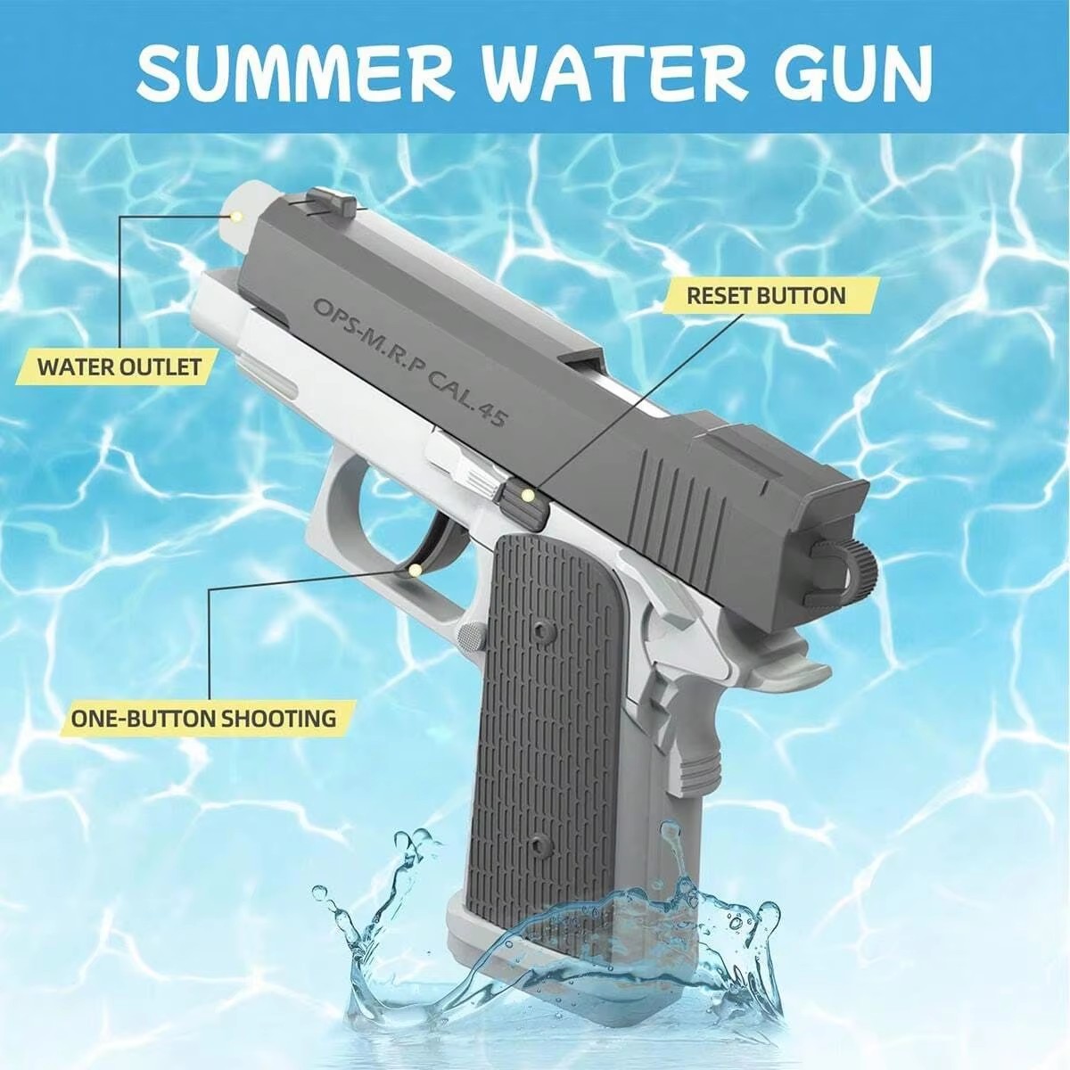 M1911 Sommer-Wasserpistole Spi – Kids Outdoor Music Bewertung und Preis